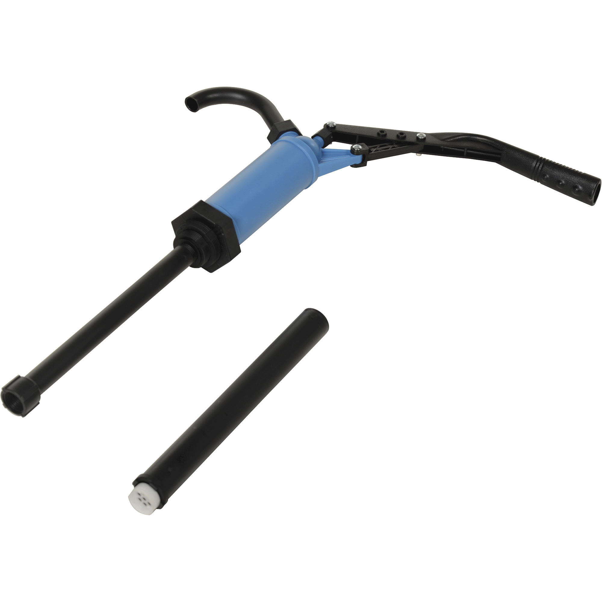Vestil Manual Drum and Pail Pump - Lever Action, Polypropylene, 12-Oz. Displacement, Model# LDP-POLY